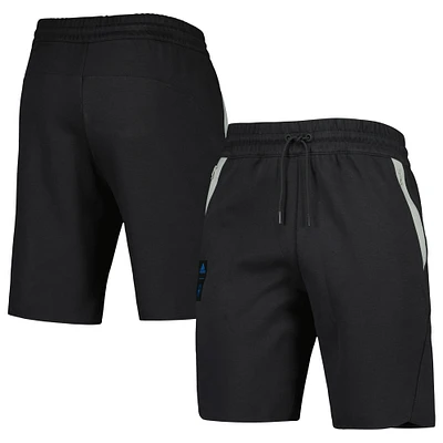 Men's adidas Black Charlotte FC 2023 Player Travel Shorts