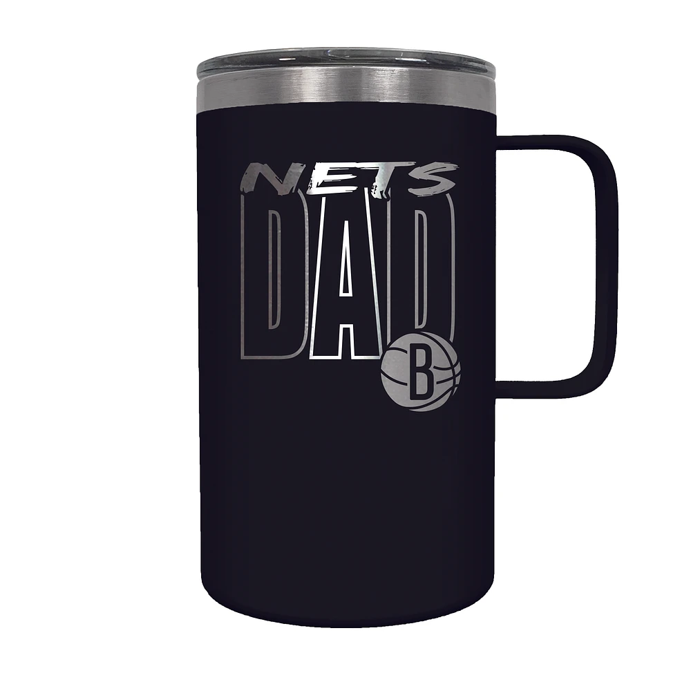 Brooklyn Nets Dad 18oz. Hustle Travel Mug