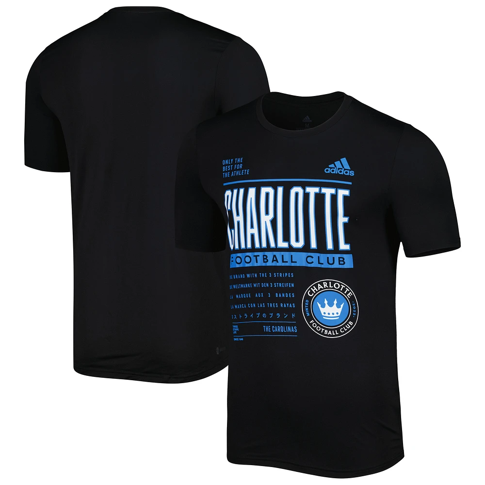 Men's adidas Charlotte FC Club DNA Performance T-Shirt