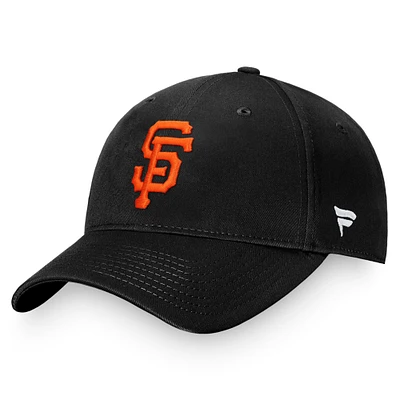 Men's Fanatics Black San Francisco Giants Core Adjustable Hat