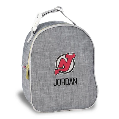 Gray New Jersey Devils Personalized Insulated Bag