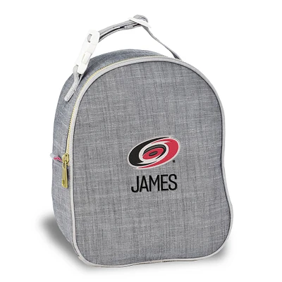 Gray Carolina Hurricanes Personalized Insulated Bag