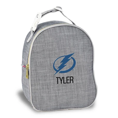 Gray Tampa Bay Lightning Personalized Insulated Bag