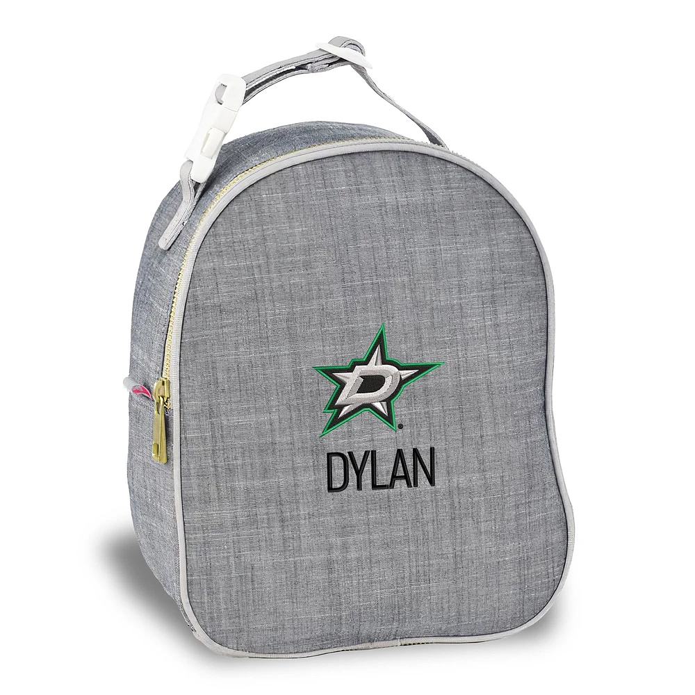 Gray Dallas Stars Personalized Insulated Bag