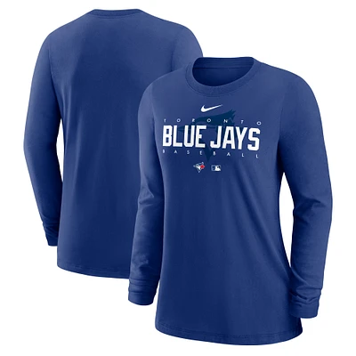 Women's Nike Royal Toronto Blue Jays Authentic Collection Legend Performance Long Sleeve T-Shirt