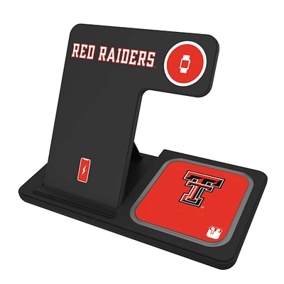 Keyscaper Texas Tech Red Raiders 3-In-1 Wireless Charger