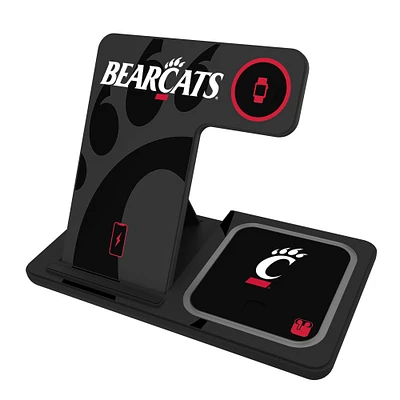 Keyscaper Cincinnati Bearcats 3-In-1 Wireless Charger
