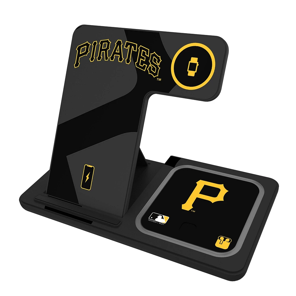 Keyscaper Pittsburgh Pirates 3-In-1 Wireless Charger