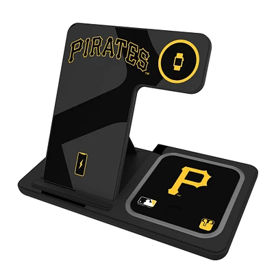 Keyscaper Pittsburgh Pirates 3-In-1 Wireless Charger