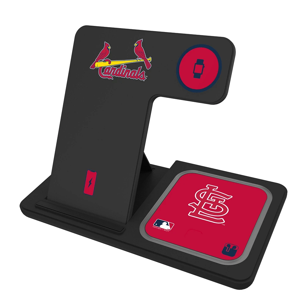 Keyscaper St. Louis Cardinals 3-In-1 Wireless Charger
