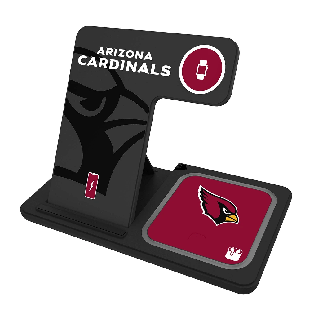 Keyscaper Arizona Cardinals 3-In-1 Wireless Charger