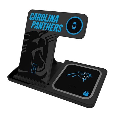Keyscaper Carolina Panthers 3-In-1 Wireless Charger