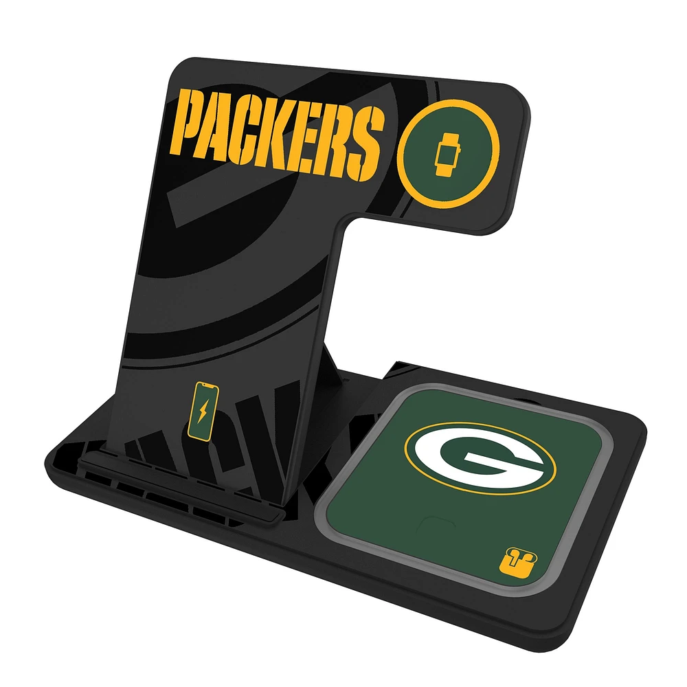 Keyscaper Green Bay Packers 3-In-1 Wireless Charger