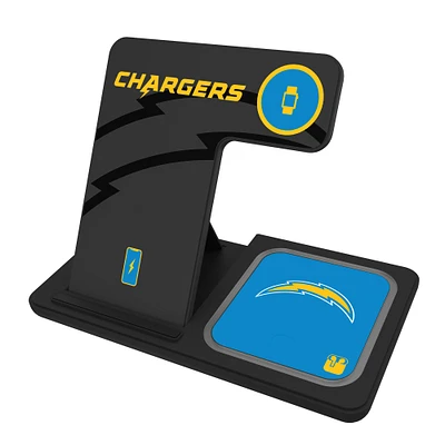 Keyscaper Los Angeles Chargers 3-In-1 Wireless Charger