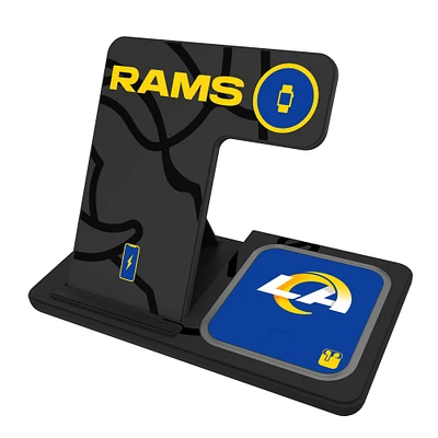 Keyscaper Los Angeles Rams 3-In-1 Wireless Charger