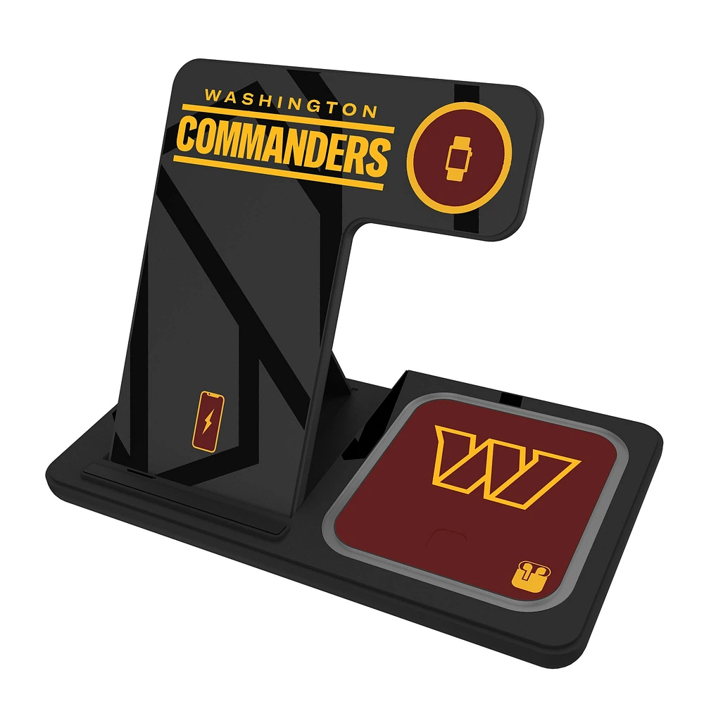 Keyscaper Washington Commanders 3-In-1 Wireless Charger