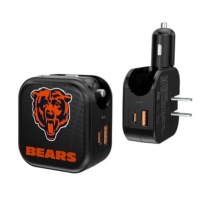 Chicago Bears Dual Port USB Car & Home Charger