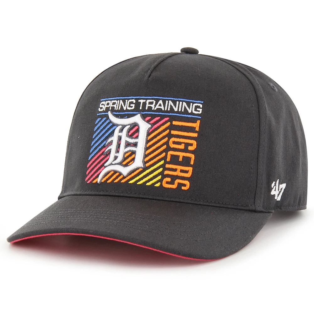 Men's '47 Charcoal Detroit Tigers 2023 Spring Training Reflex Hitch Snapback Hat