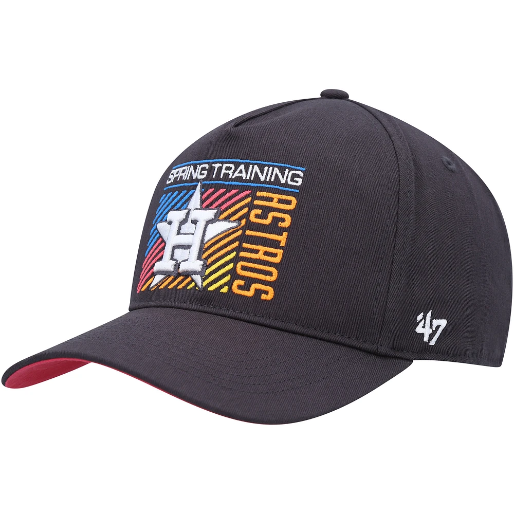 Men's '47 Charcoal Houston Astros 2023 Spring Training Reflex Hitch Snapback Hat