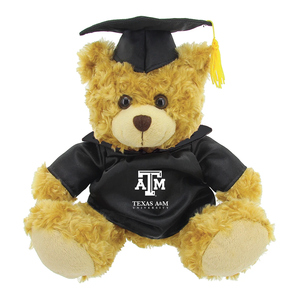 Black/Brown Texas A&M Aggies 12'' Graduation Plush Bear