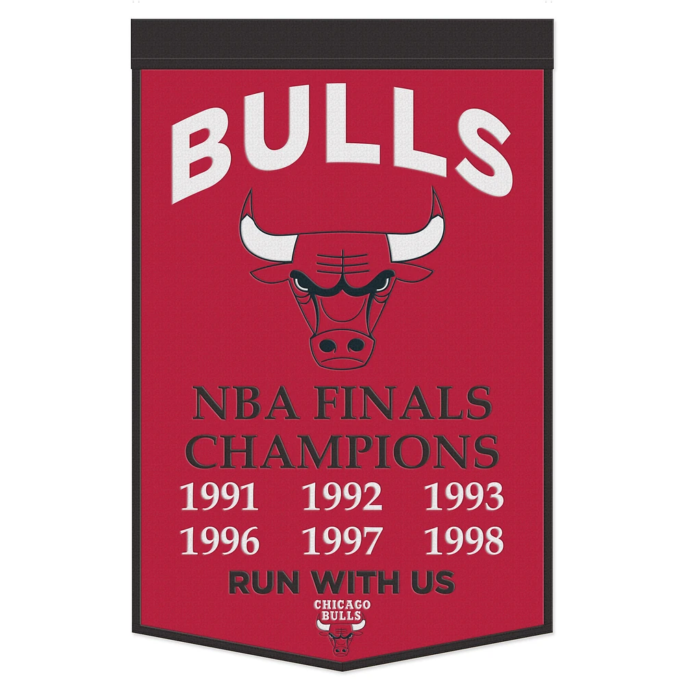 WinCraft Chicago Bulls 24" x 38" Championship Banner