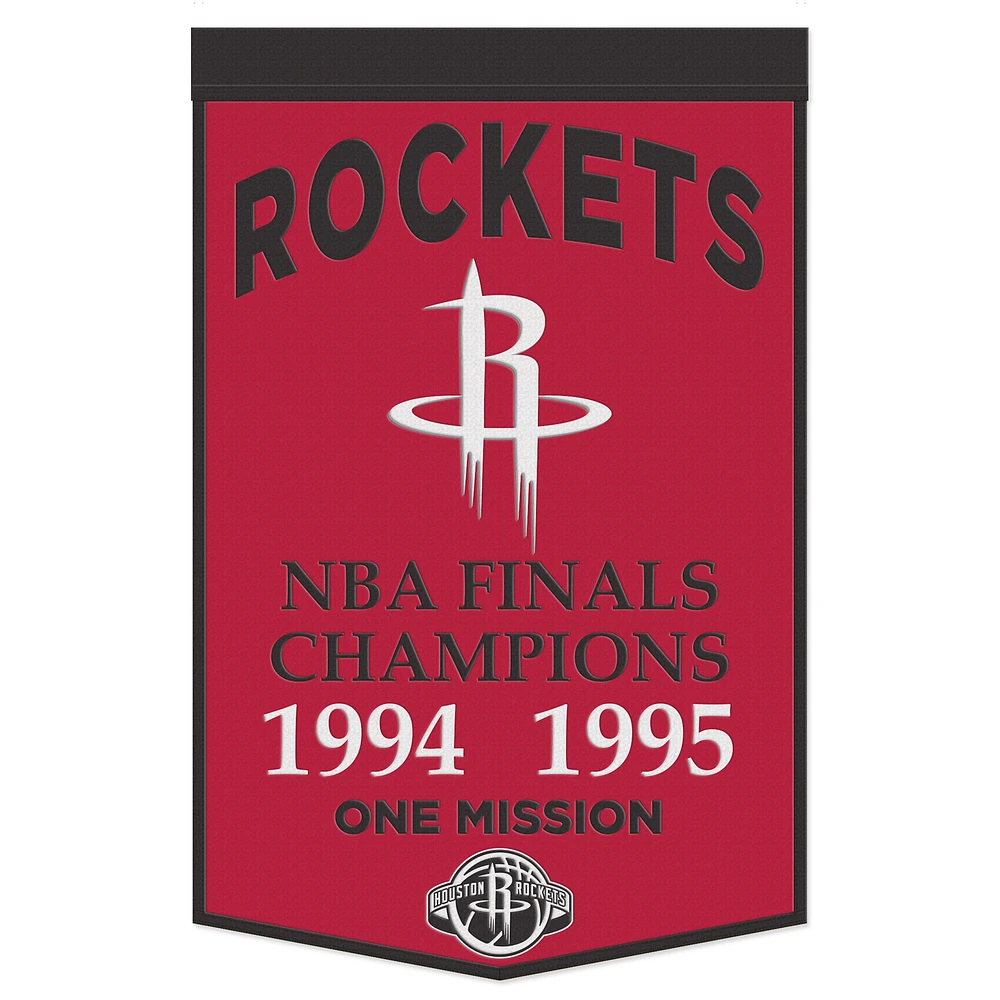 WinCraft Houston Rockets 24" x 38" Championship Banner