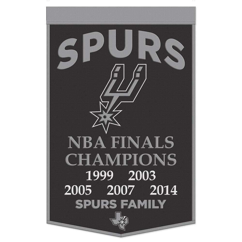 WinCraft San Antonio Spurs 24" x 38" Championship Banner