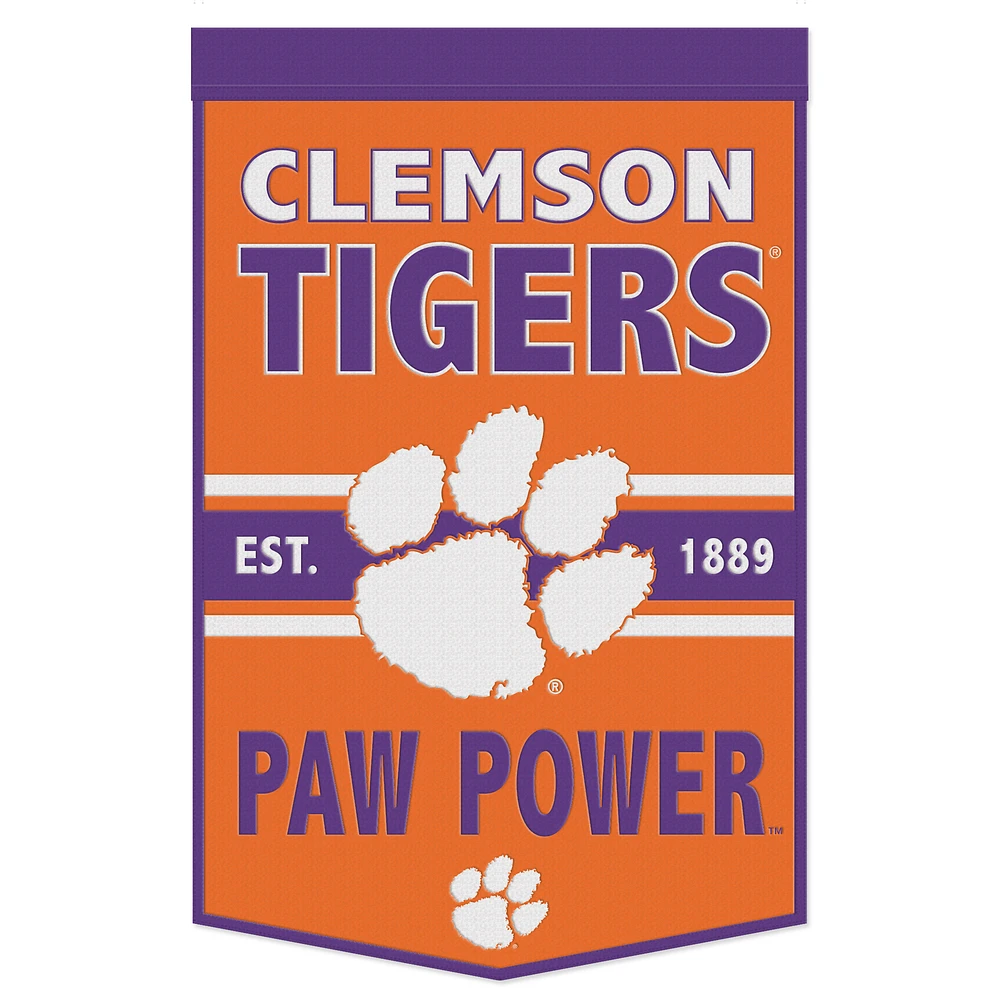 WinCraft Clemson Tigers 24" x 38" Slogan Banner