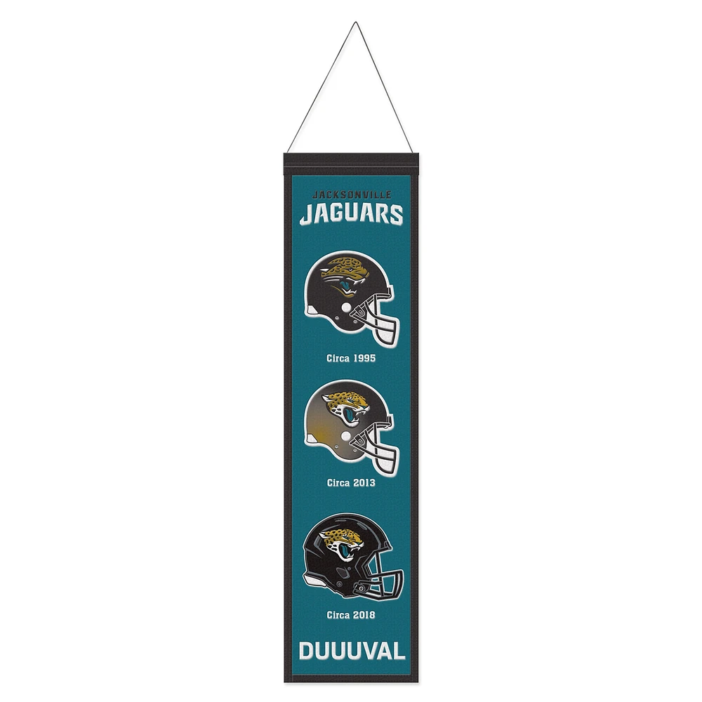 WinCraft Jacksonville Jaguars 8" x 32" Evolution Banner