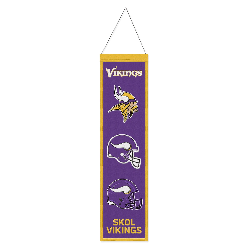 WinCraft Minnesota Vikings 8" x 32" Evolution Banner