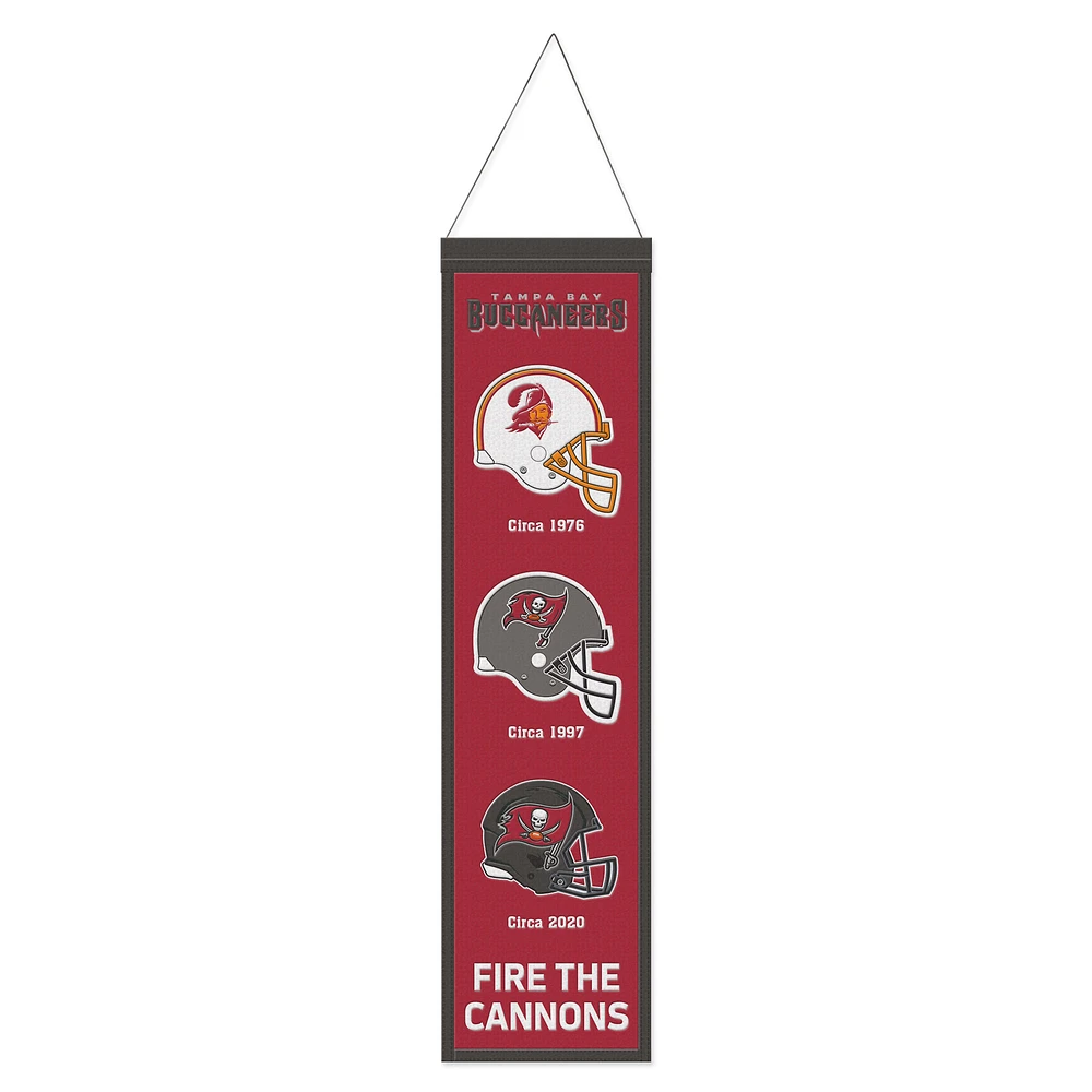WinCraft Tampa Bay Buccaneers 8" x 32" Evolution Banner