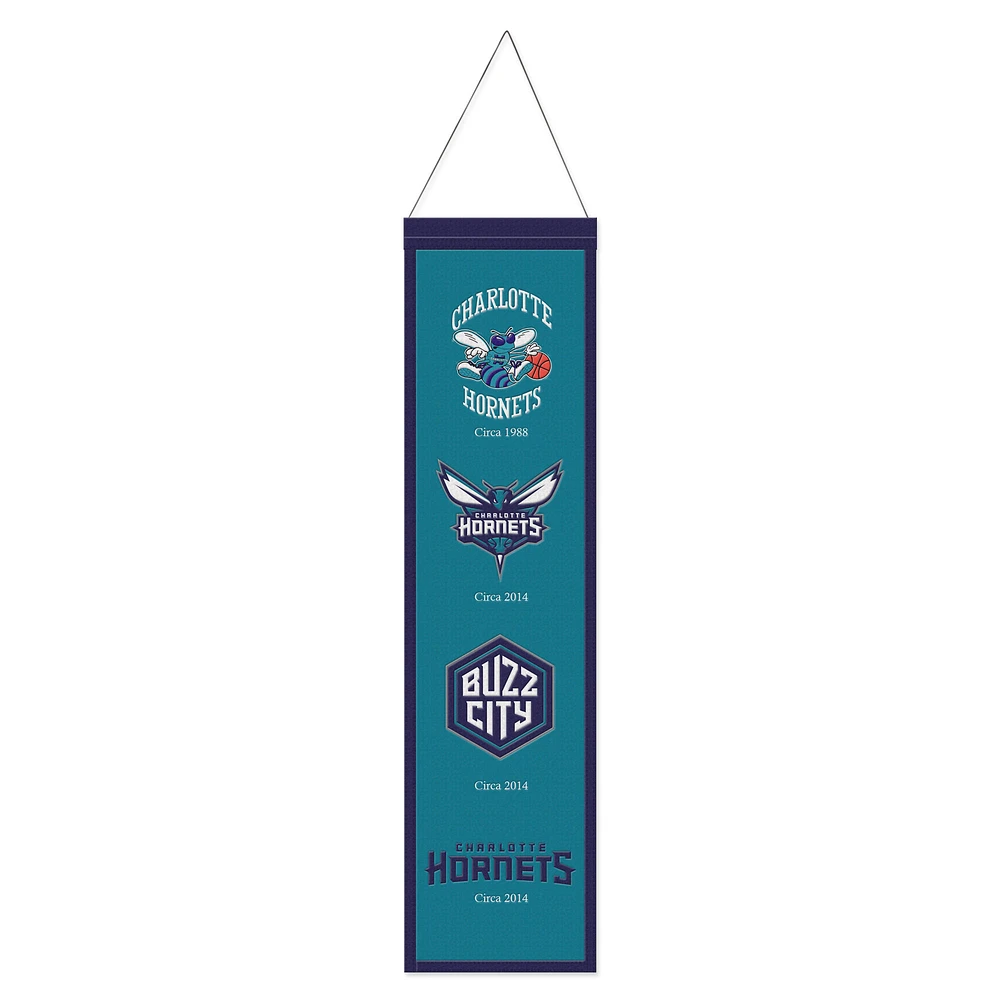 WinCraft Charlotte Hornets 8" x 32" Evolution Banner