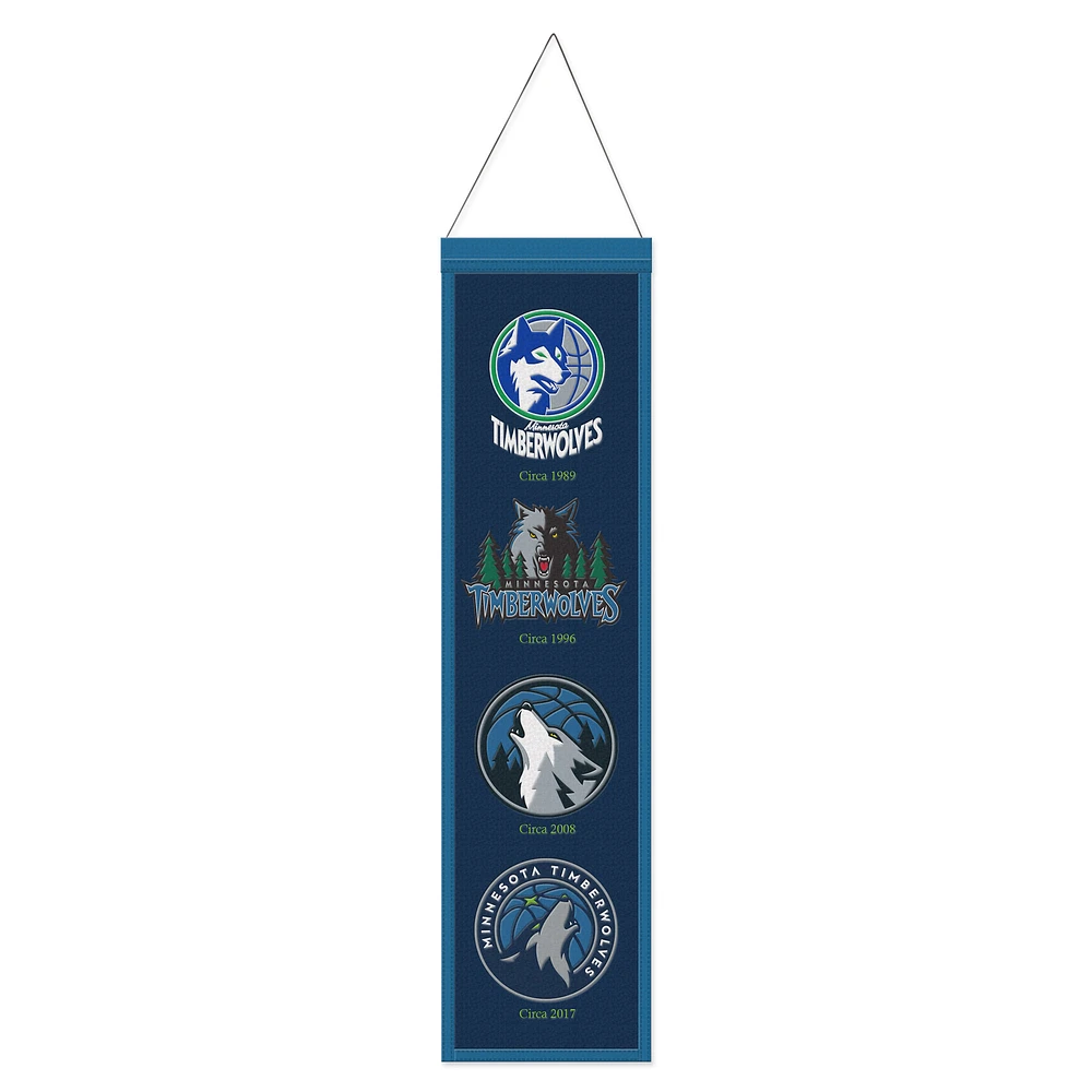 WinCraft Minnesota Timberwolves 8" x 32" Evolution Banner