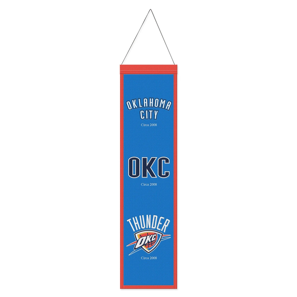WinCraft Oklahoma City Thunder 8" x 32" Evolution Banner