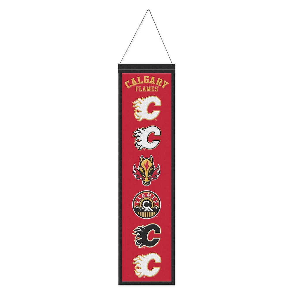 WinCraft Calgary Flames 8" x 32" Evolution Banner