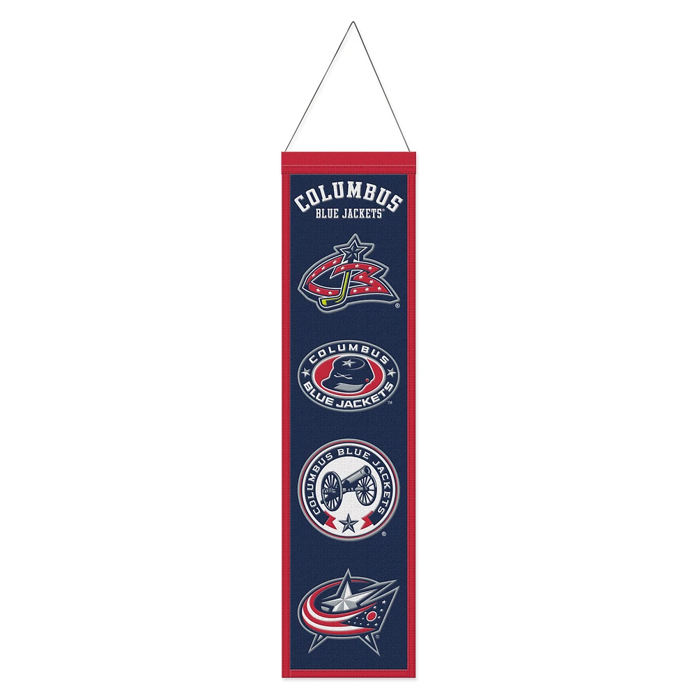WinCraft Columbus Blue Jackets 8" x 32" Evolution Banner