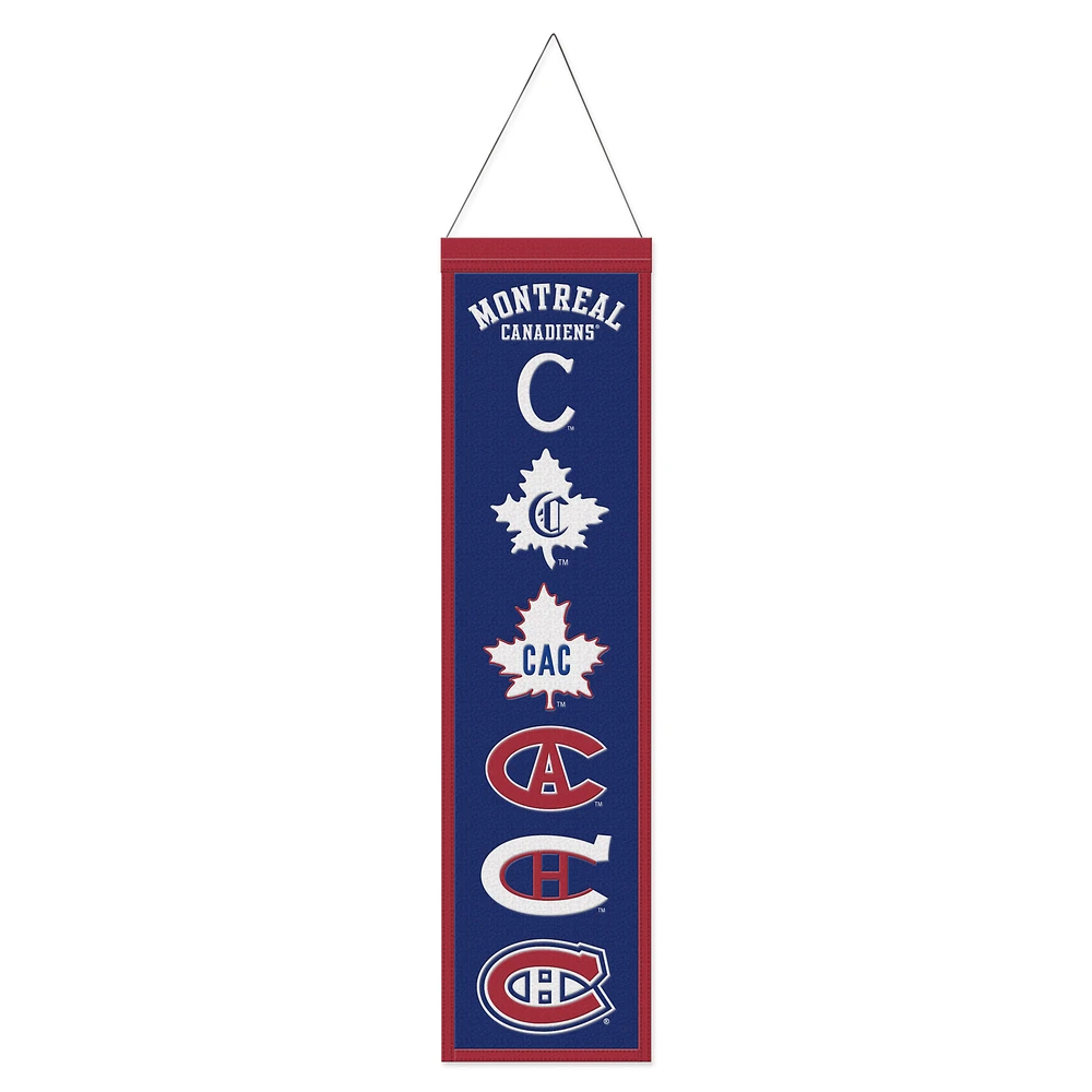 WinCraft Montreal Canadiens 8" x 32" Evolution Banner