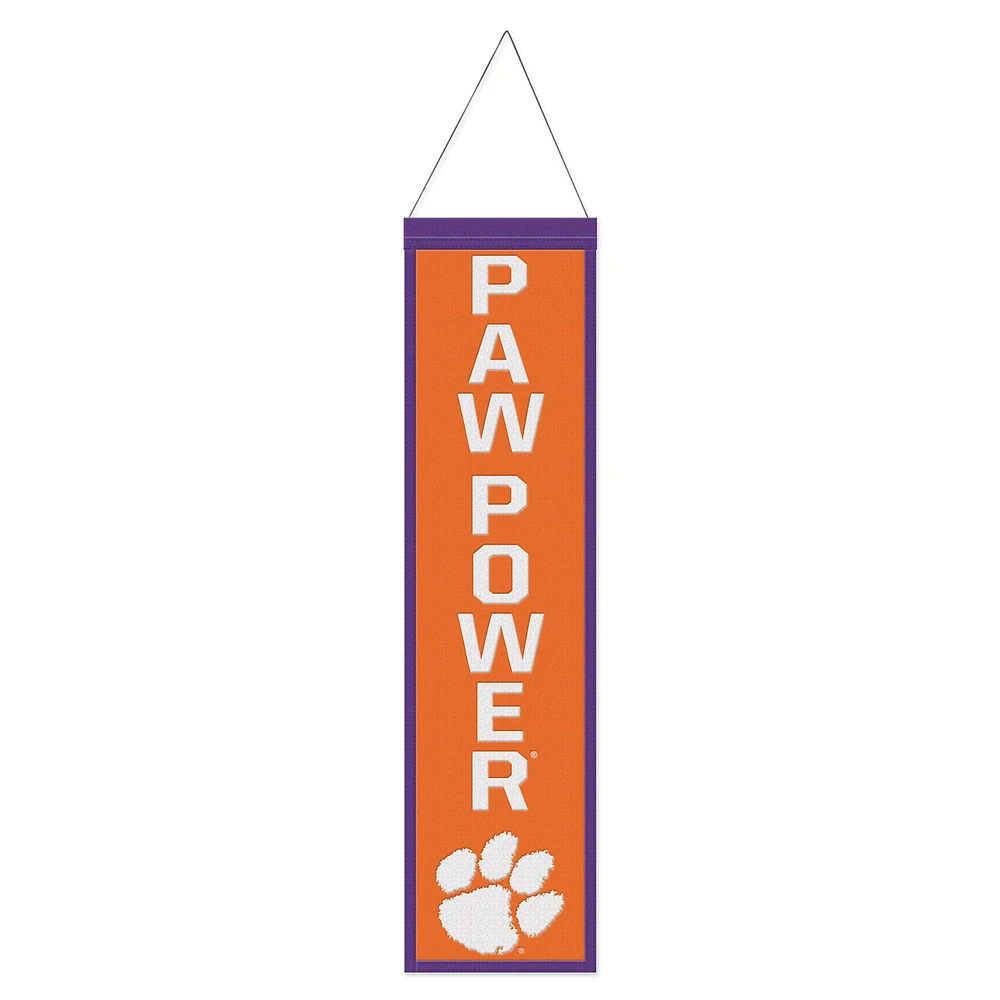 WinCraft Clemson Tigers 8" x 32" Evolution Banner