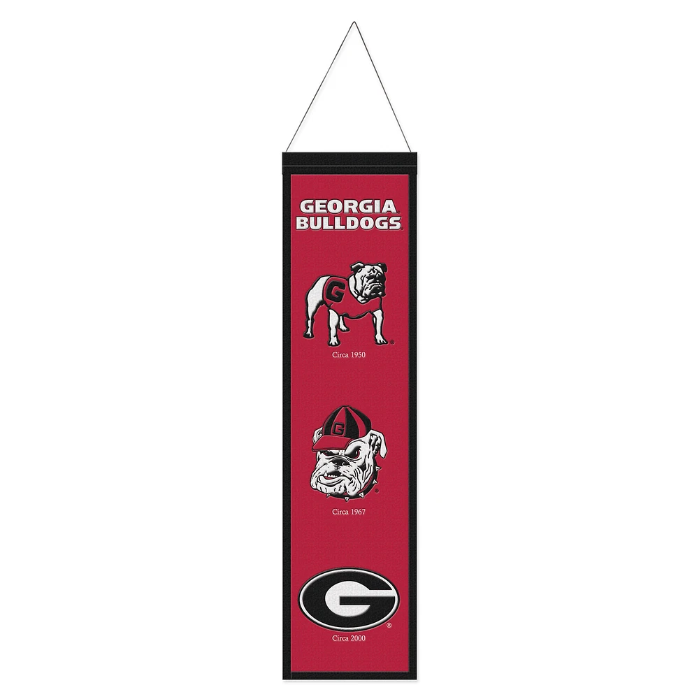 WinCraft Georgia Bulldogs 8" x 32" Evolution Banner