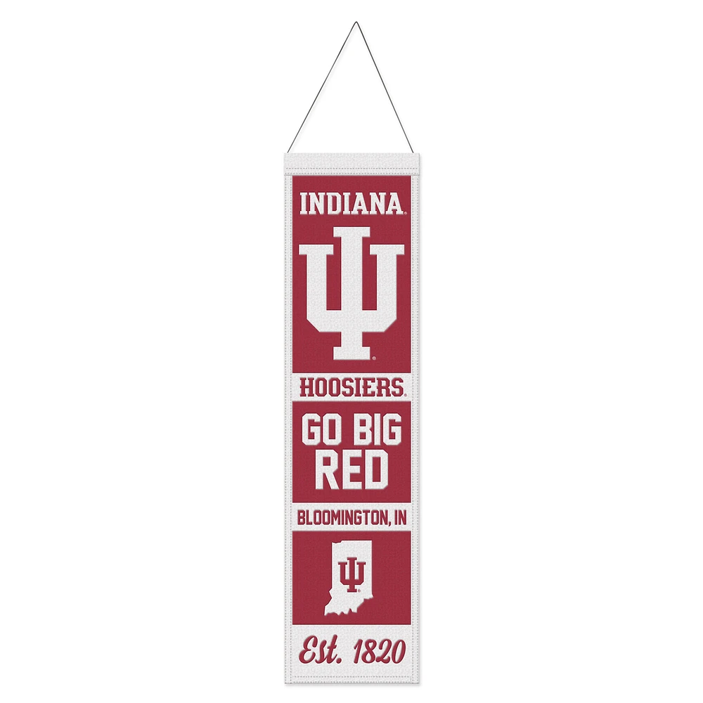 WinCraft Indiana Hoosiers 8" x 32" Evolution Banner