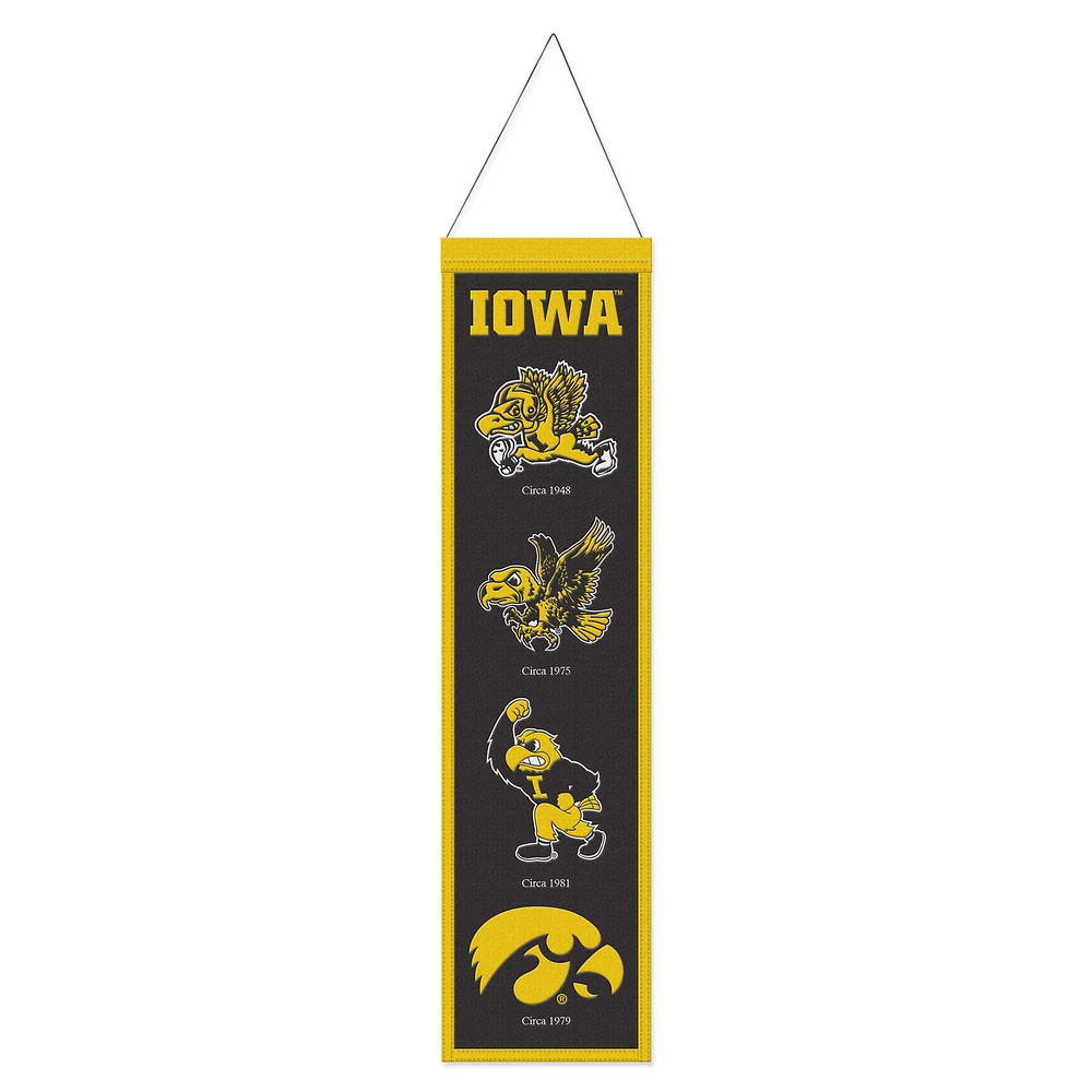 WinCraft Iowa Hawkeyes 8" x 32" Evolution Banner
