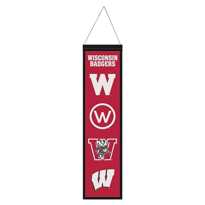 WinCraft Wisconsin Badgers 8" x 32" Evolution Banner