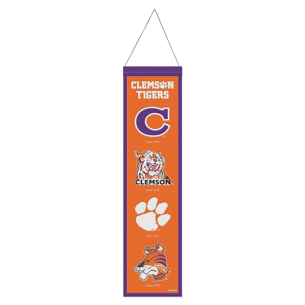 WinCraft Clemson Tigers 8" x 32" College Vault Evolution Banner