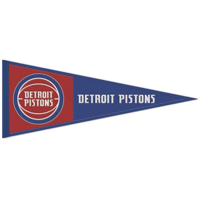 WinCraft Detroit Pistons 13" x 32" Wool Primary Logo Pennant