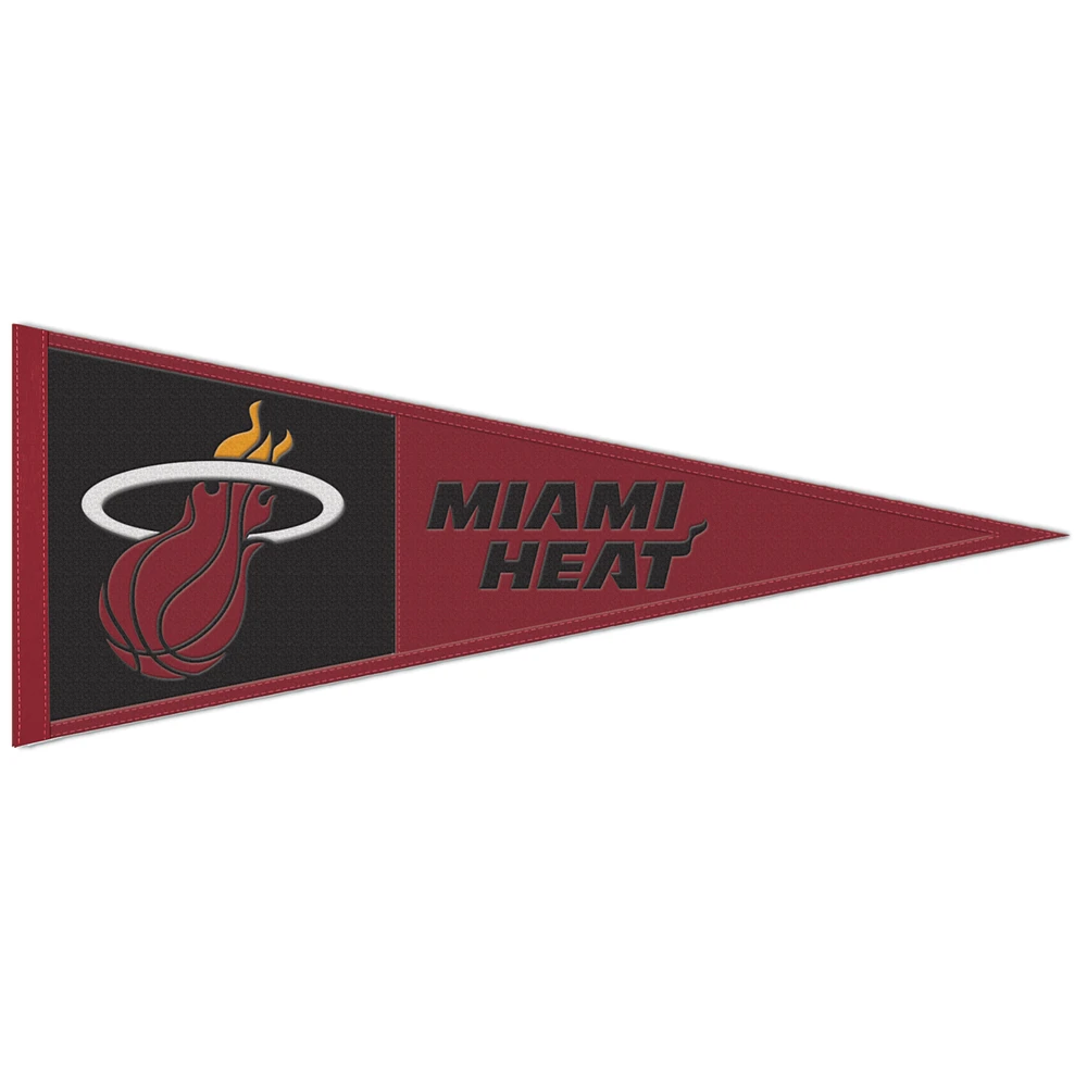 WinCraft Miami Heat 13" x 32" Wool Primary Logo Pennant