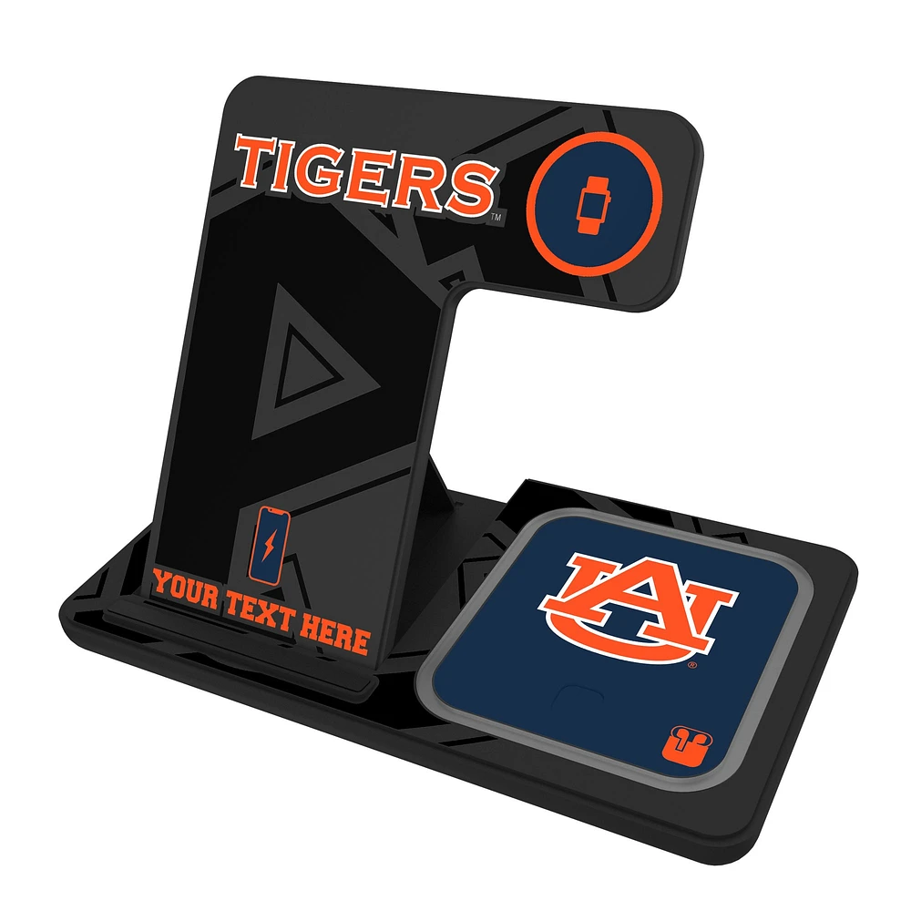 Auburn Tigers Personalized 3-In-1 Wireless Charger