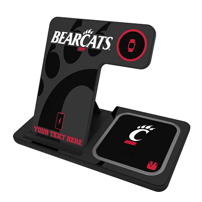 Cincinnati Bearcats Personalized 3-In-1 Wireless Charger