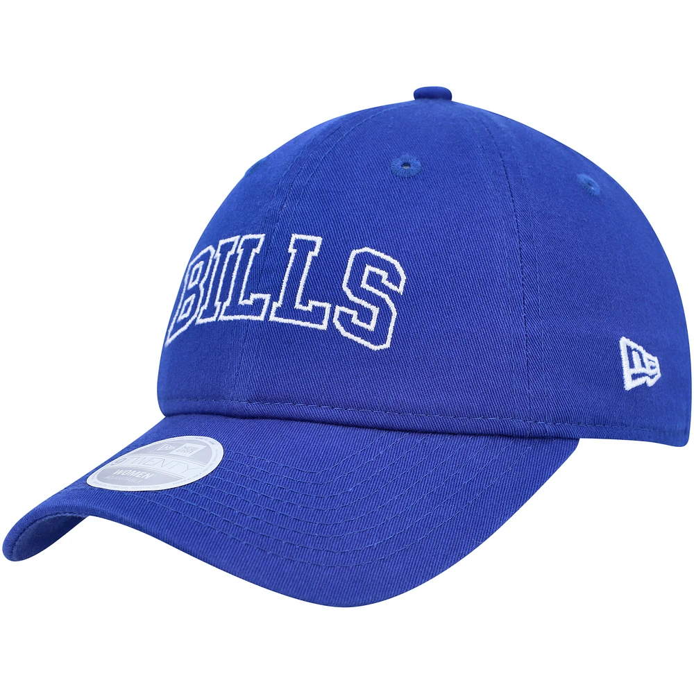 Women's New Era Royal Buffalo Bills Collegiate 9TWENTY Adjustable Hat