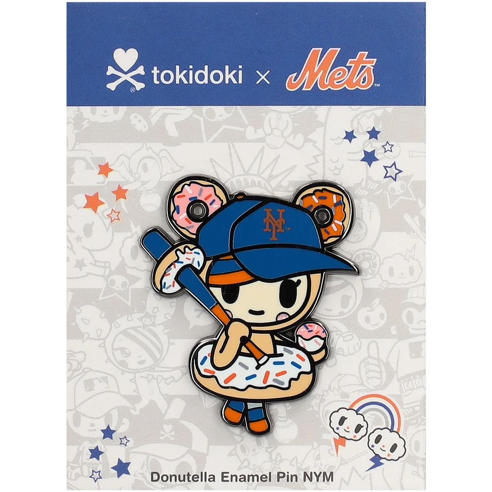 tokidoki New York Mets Donutella Enamel Pin
