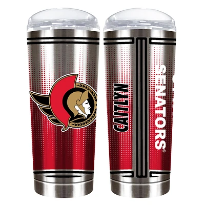 Ottawa Senators Team Logo 18oz. Personalized Roadie Tumbler